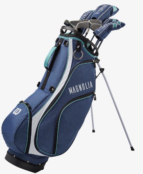 Wilson Golf Ladies Magnolia Complete Set W/Stand Bag Navy