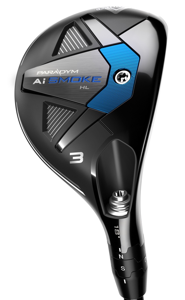 Callaway Golf- Paradym Ai Smoke HL Hybrid 18* #3 Regular Flex [Cypher 60] Left Handed