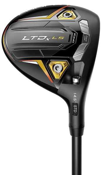 Cobra Golf LH LTDx LS Fairway Wood 14.5* #3 Extra Stiff Flex Gold Fusion/Black (Lft)