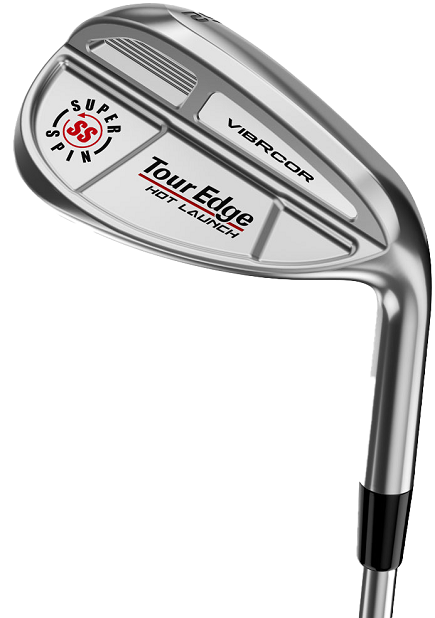 Tour Edge Golf LH Hot Launch Superspin Vibrcor Wedge 52* Stiff Flex (Left Handed)