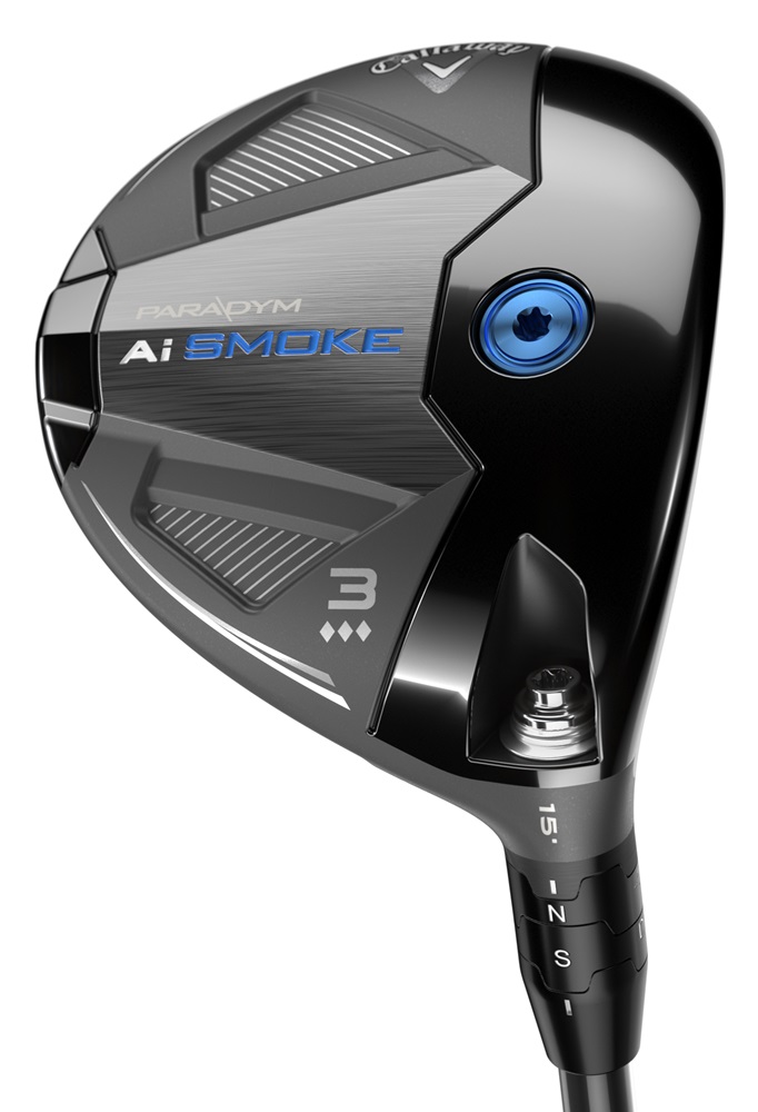 Callaway Golf- Paradym Ai Smoke Triple Diamond Fairway Wood 18* #5 Extra Stiff Flex [PX Denali Black 70]