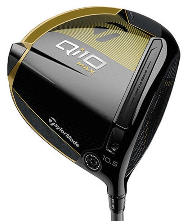 TaylorMade Golf Designer Series Qi10 Max Gold Driver 10.5* Regular Flex [Diamana T+]