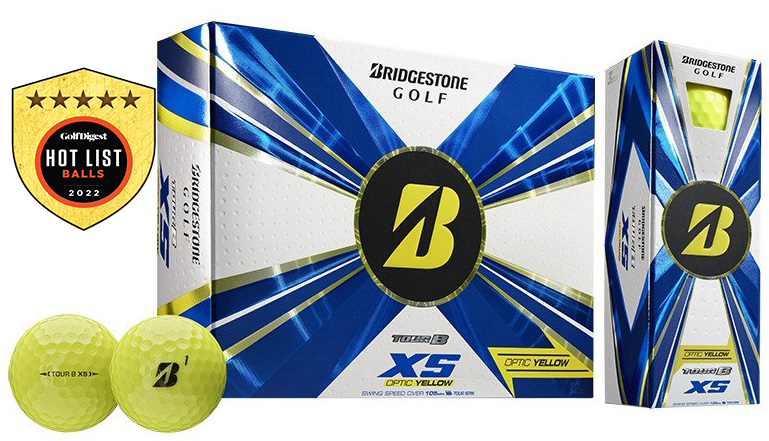 Bridgestone Prior Generation Tour B XS Golf Balls Yellow