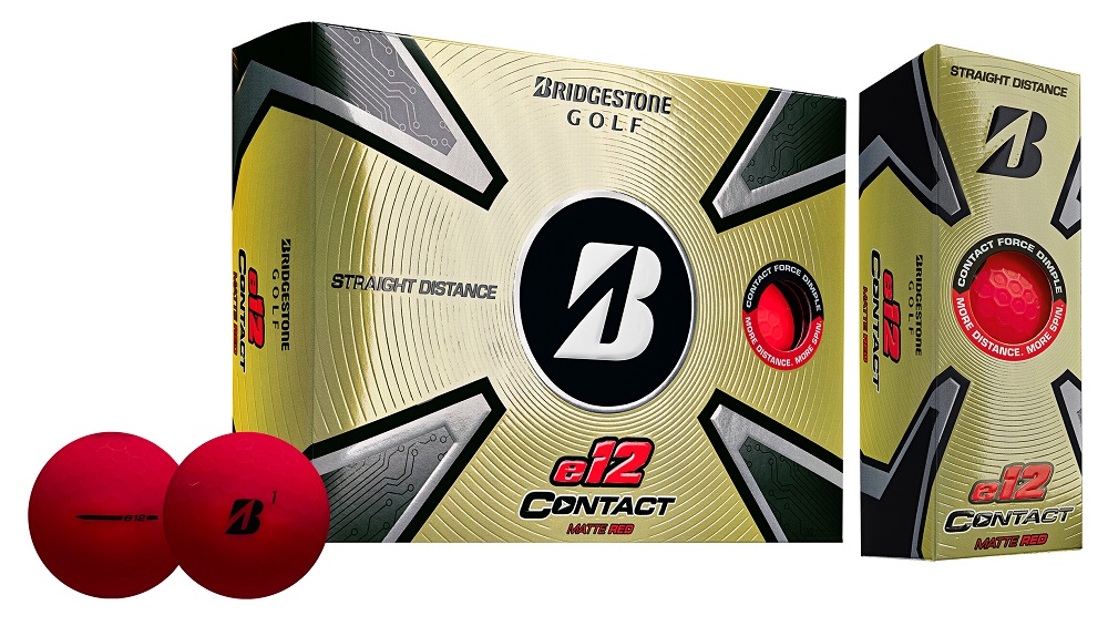 Bridgestone e12 Contact Golf Balls 1-Dozen Red