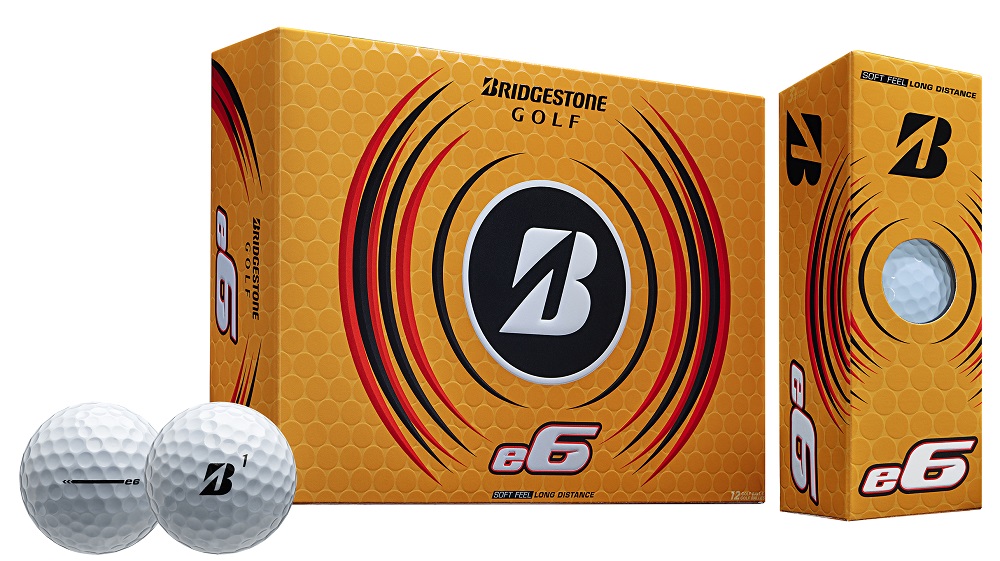 Bridgestone 2023 e6 Golf Balls White 1-Dozen