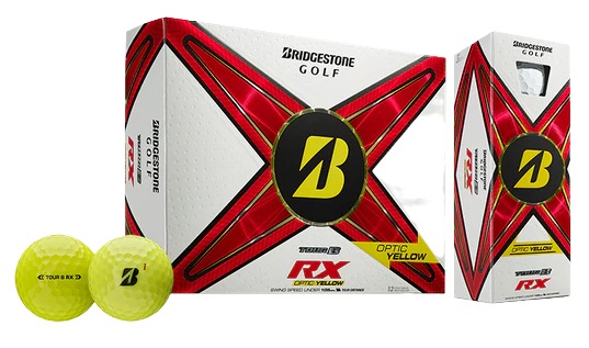 Bridgestone Golf 2024 Tour B RX Golf Balls *1-Dozen* Yellow LOGO ONLY