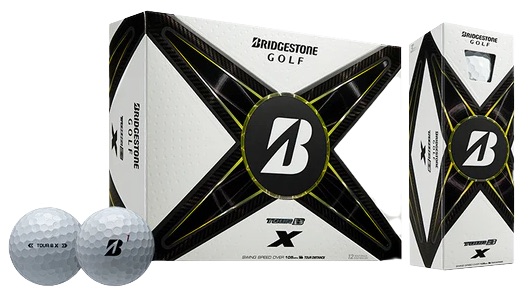 Bridgestone Golf 2024 Tour B X Golf Balls *1-Dozen* White LOGO ONLY