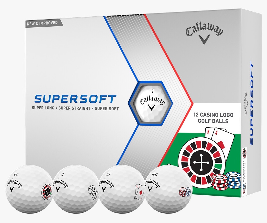 Callaway Supersoft Casino Golf Balls 1-Dozen White