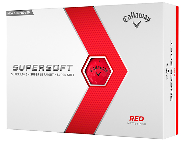 Callaway Golf 2023 Supersoft Golf Balls *1-Dozen* [Red]