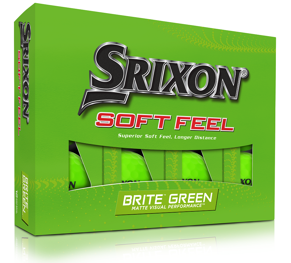 Srixon Golf Soft Feel 13 Brite Golf Balls 1-Dozen *Green*