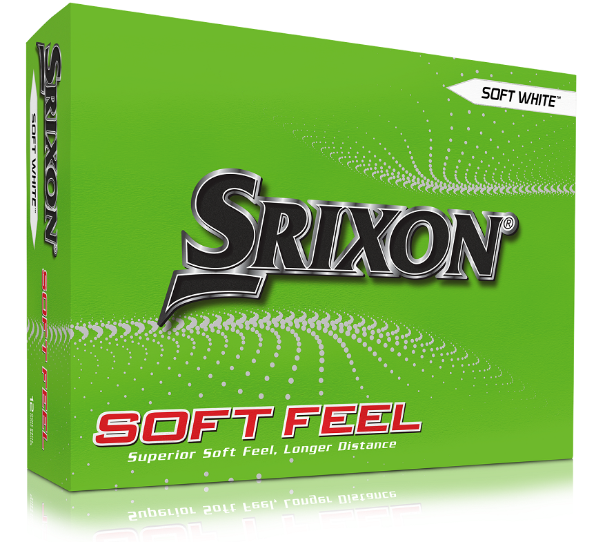 Srixon Golf Soft Feel 13 Golf Balls 1-Dozen *White* *LOGO ONLY*