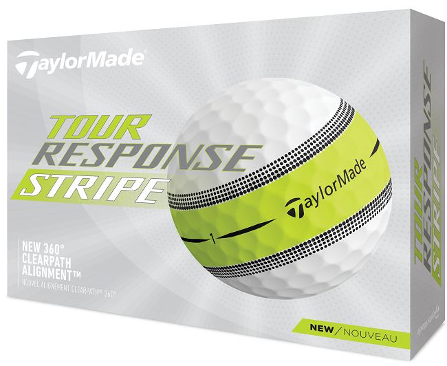 TaylorMade Tour Response Stripe Golf Balls White