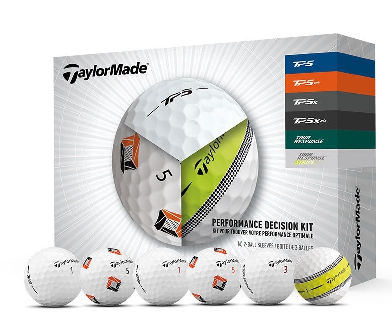 TaylorMade Performance Decision Kit Golf Balls 1-Dozen White