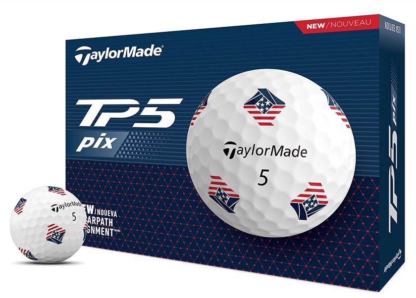 TaylorMade Golf 2024 TP5 pix *1-Dozen* White USA