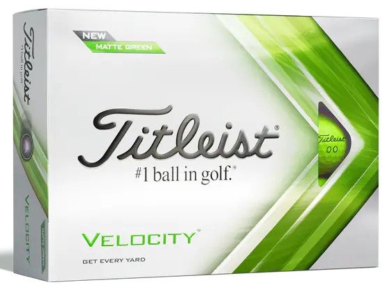 Titleist Prior Generation Velocity Golf Balls Matte Green