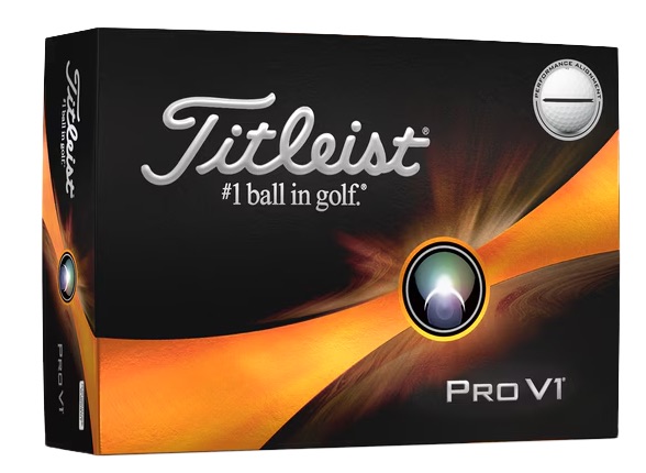 Titleist Pro V1 Performance Alignment Golf Balls 1-Dozen White/Black