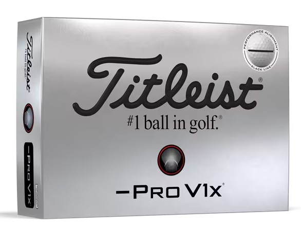 Titleist Golf 2023 ProV1x Left Dash Golf Balls *1-Dozen* White [Performance Alignment]