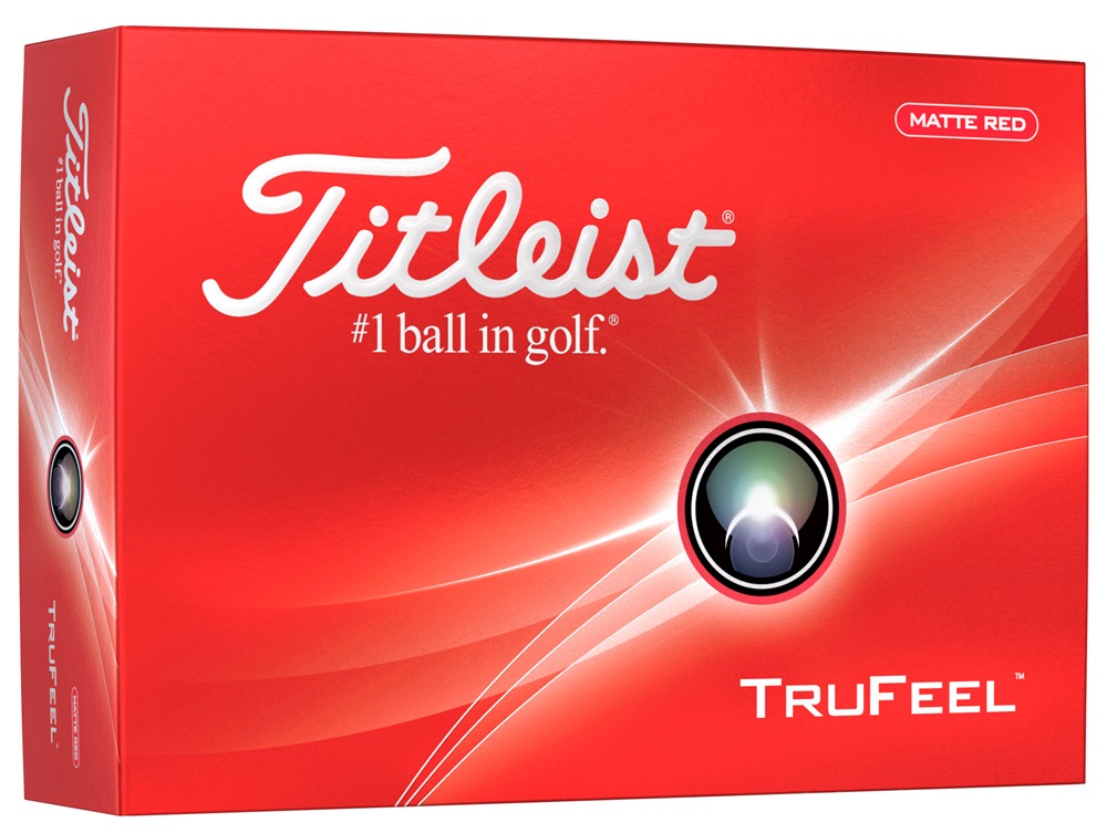 Titleist Golf 2024 TruFeel Golf Balls *1-Dozen* Red