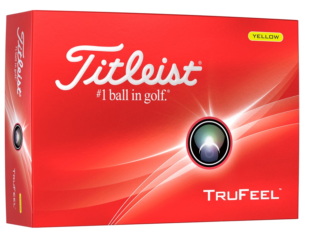 Titleist Golf 2024 TruFeel Golf Balls *1-Dozen* Yellow