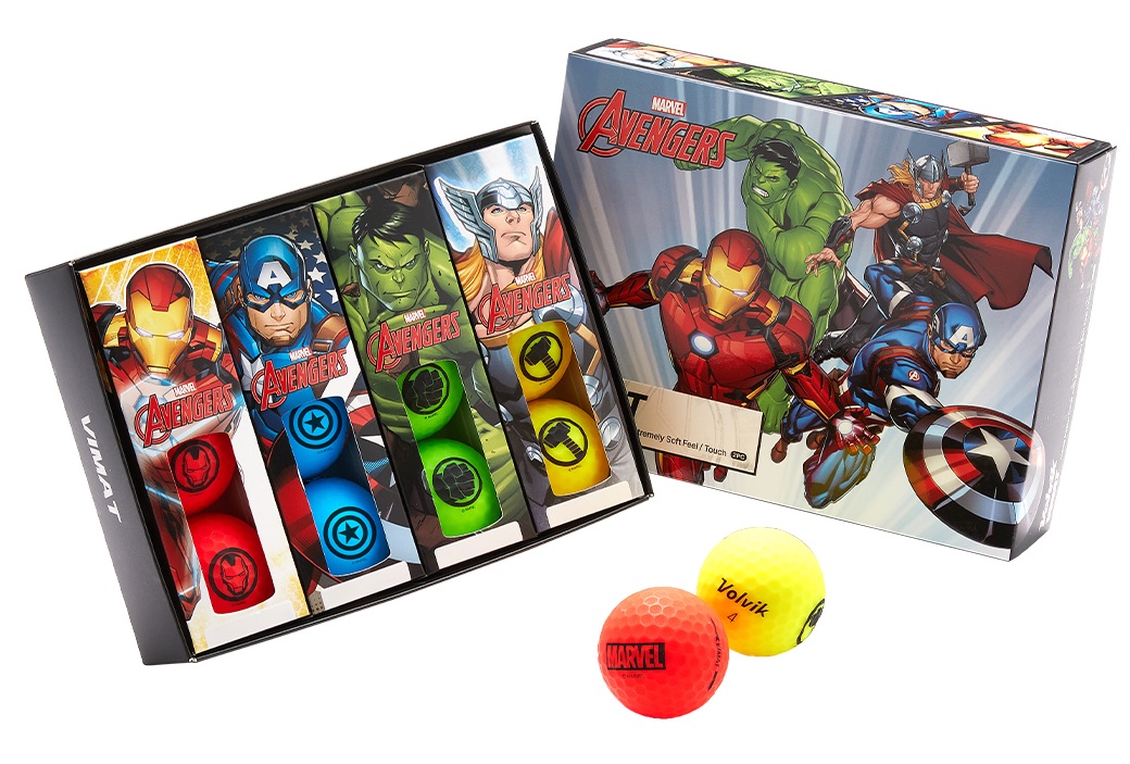 Volvik Vimax Avengers Golf Balls 1-Dozen Assorted