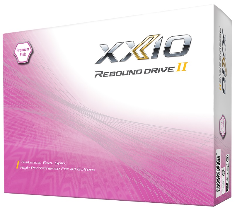 XXIO Rebound Drive II Golf Balls 1-Dozen Pink