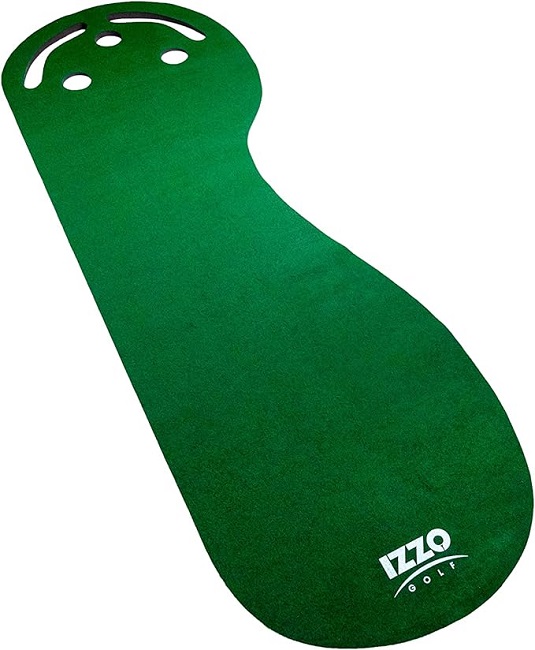 Izzo Golf Kidney-Shaped Putting Mat