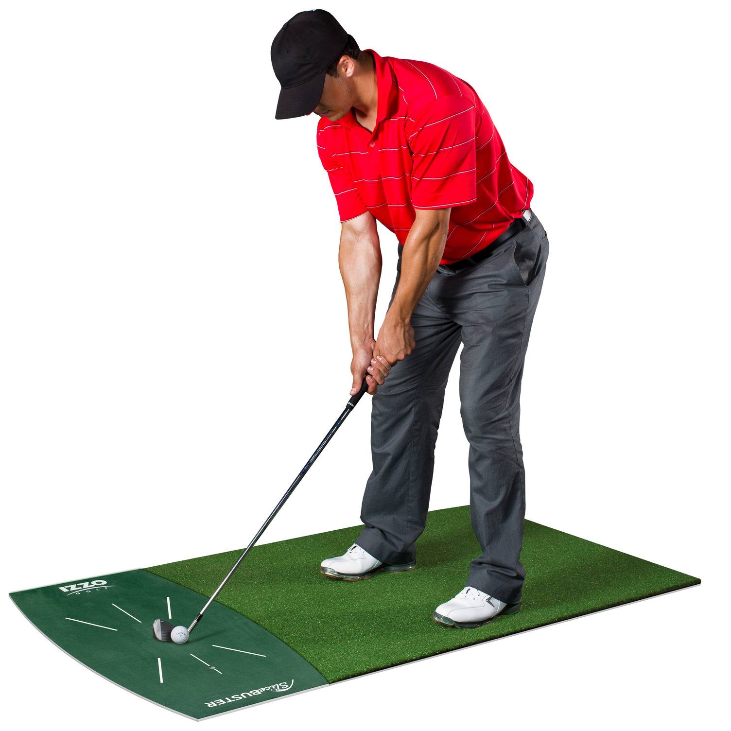 Izzo Golf Slice Buster Hitting Mat