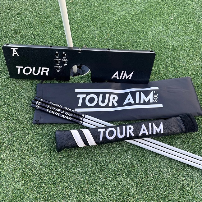 Tour Aim Golf Tour Aim 2.0 w/ 3 Alignment Sticks & Alignment Stick Headcover