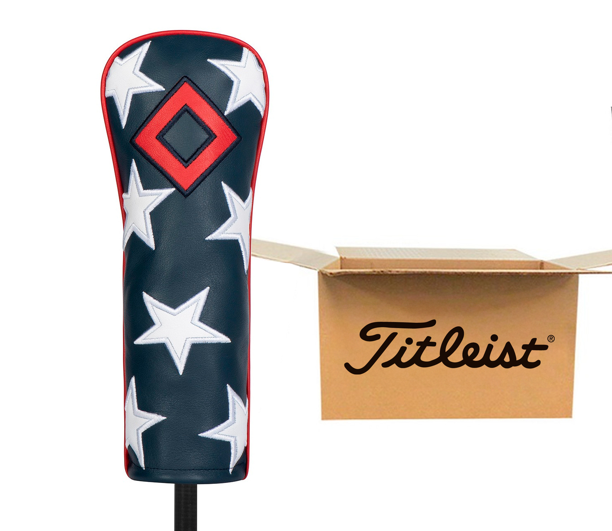 Titleist Golf Stars & Stripes Leather Fairway Headcover [OPEN BOX]