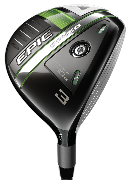 Pre-Owned Callaway Golf Epic Speed Fairway Graphite MLH 15* Regular #3 Fairway [Project X Hzrdus Smoke Green iM 10 5.5 60 Graphite] *Value* LEFT HAND