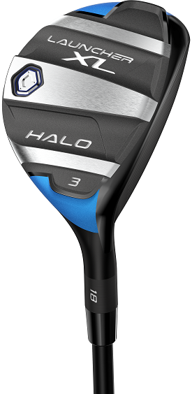 Pre-Owned Cleveland Golf Launcher Xl Halo Hy-Wood Hybrid Graphite MLH 18* Regular #3+ Hybrid [Project X Cypher 40 5.5 Graphite] *Excellent* LEFT HAND