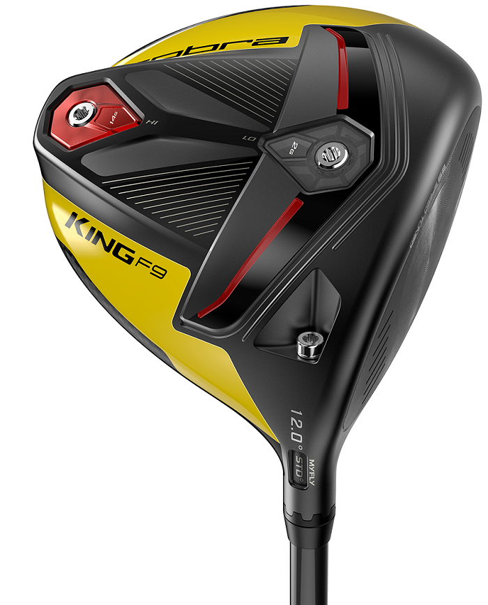 Pre-Owned Cobra Golf King F9 Speedback Black/Yellow Driver MLH 10.5* Regular Driver [Fujikura Atmos Tour Spec Blue 6 Graphite] *Value* LEFT HAND