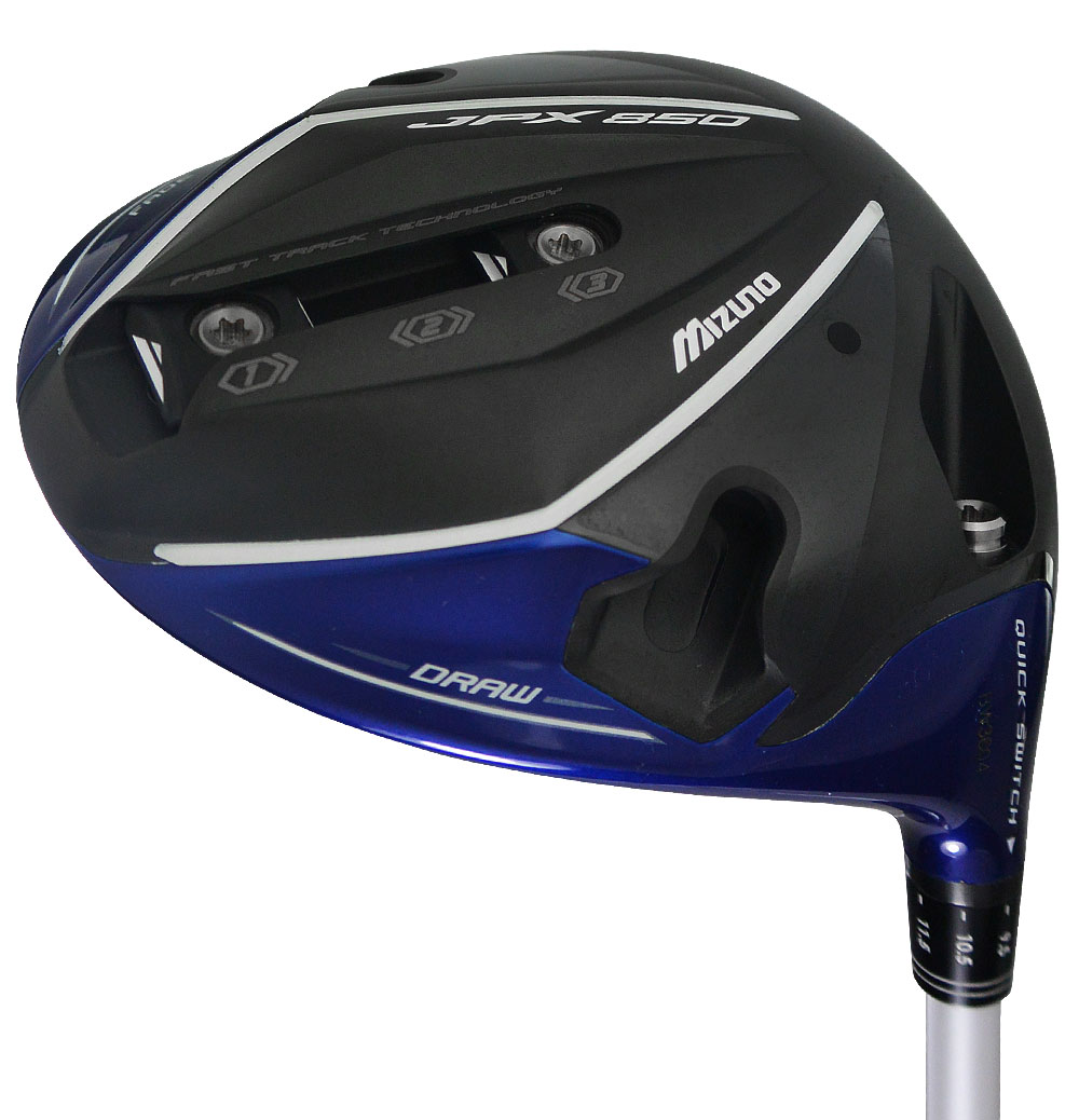 Pre-Owned Mizuno Jpx-850 Driver Graphite MLH Adjustable Stiff Driver [Project X Hzrdus Hand Crafted 6.0 62 Graphite] +1.5" *Very Good* LEFT HAND