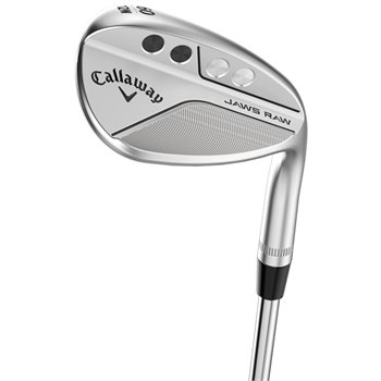 Pre-Owned Callaway Golf Jaws Raw Chrome Wedge Steel MRH 54* 10* Bounce S Grind Stiff Sand Wedge [True Temper Dynamic Gold 115 Spinner Tour Issue Steel] *Very Good*