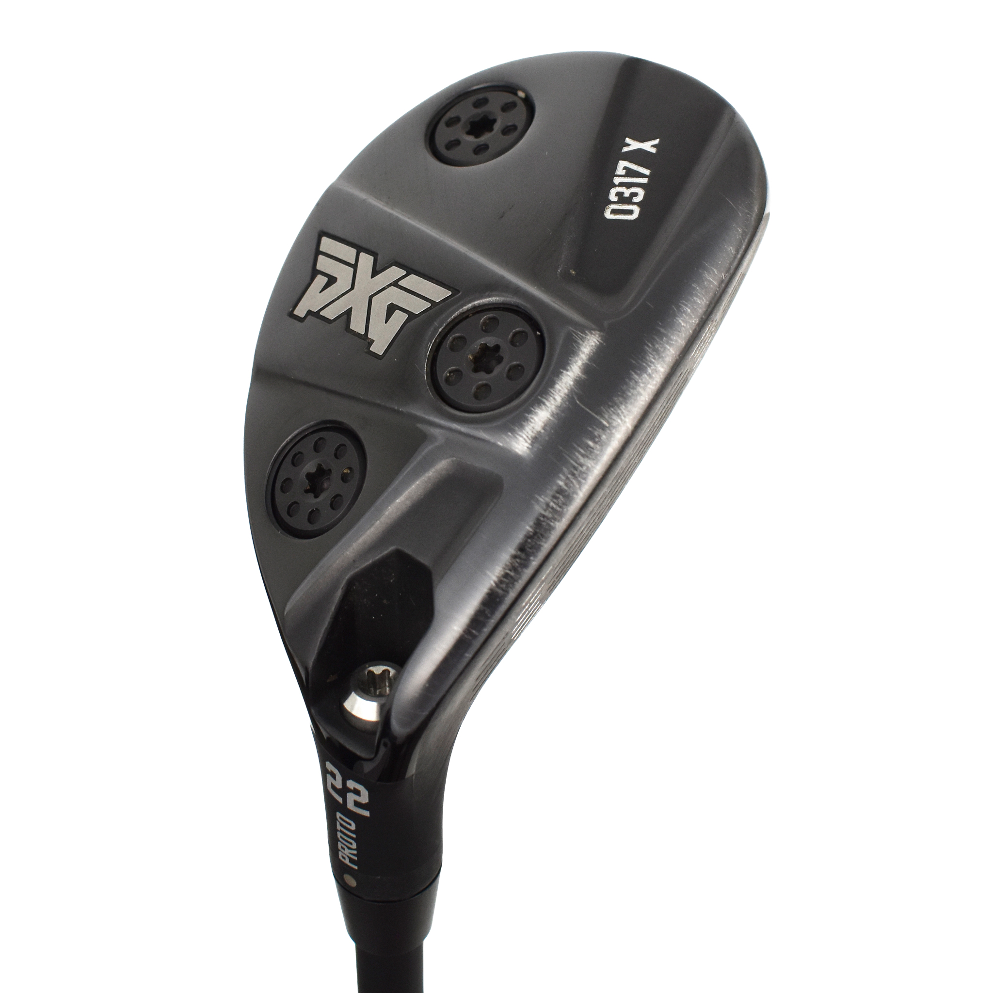 Pre-Owned Pxg Golf O317X Proto Hybrid Graphite MRH 19* Stiff Hybrid [Project X Hzrdus RDX Smoke 6.0 80 Graphite] +1" *Very Good*