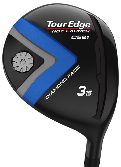 Pre-Owned Tour Edge Golf Hot Launch C521 Fairway Graphite MRH 15* Stiff #3 Fairway [Aldila Rogue Black 60 Graphite] *Very Good*