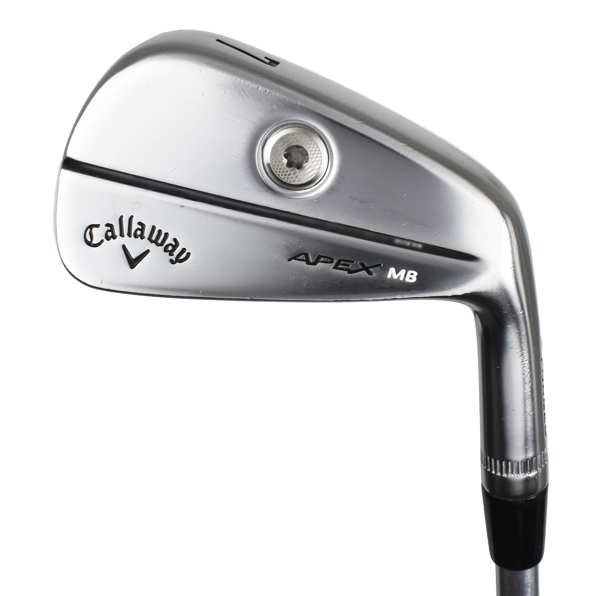 Pre-Owned Callaway Golf Apex Mb 21 Chrome Iron Set Steel MRH Stiff 4-PW/AW Irons [True Temper Dynamic Gold 120 Tour Issue S400 Steel] *Excellent*