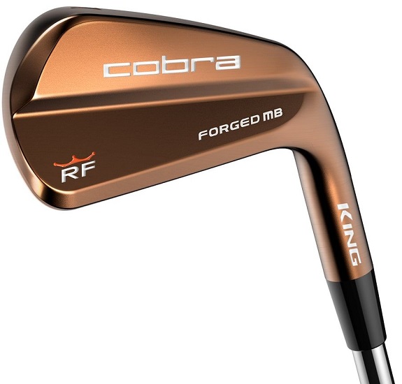 Pre-Owned Cobra Golf King Rf Forged Mb Copper Iron Set Graphite MRH Stiff 4-PW Irons [Kbs C-Taper 120 Steel] *Very Good*