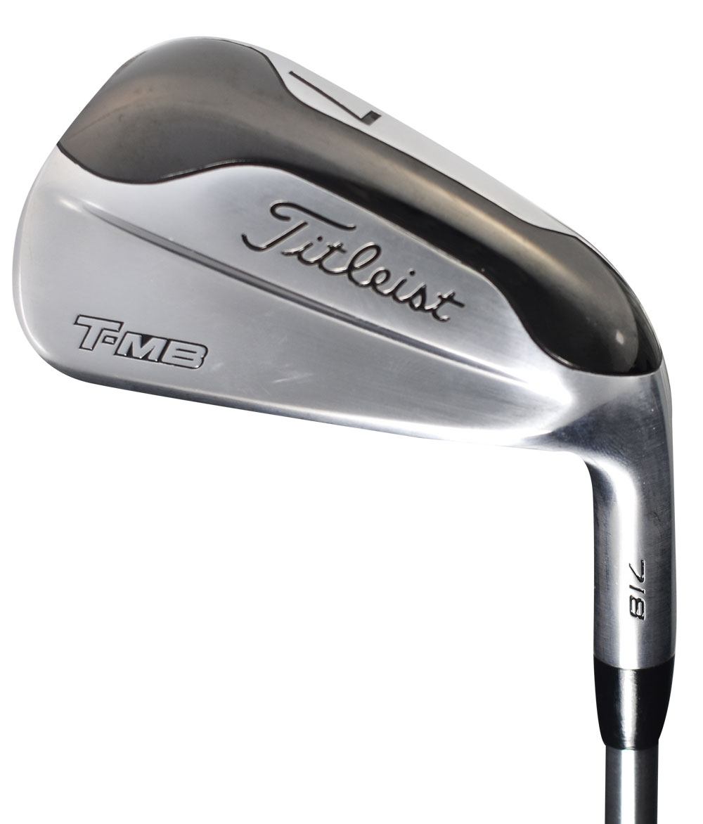 Pre-Owned Titleist 718 T-Mb Iron Set Steel MRH Stiff 5-PW Irons [Kbs Tour Flt 120 Steel] *Very Good*