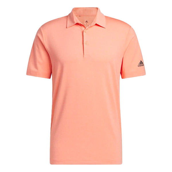 Adidas Golf Ultimate365 Heather Polo Coral Fusion Mel Small