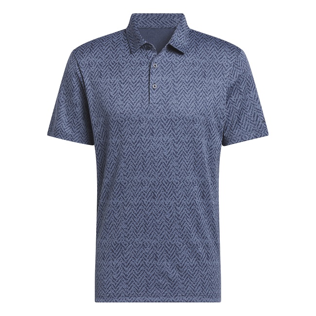 Adidas Golf Ultimate365 Jacquard Polo Collegiate Navy XXL