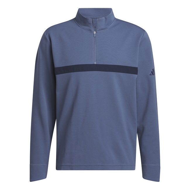 Adidas Golf Ultimate365 Novelty Layer Quarter-Zip Top Preloved Ink Medium