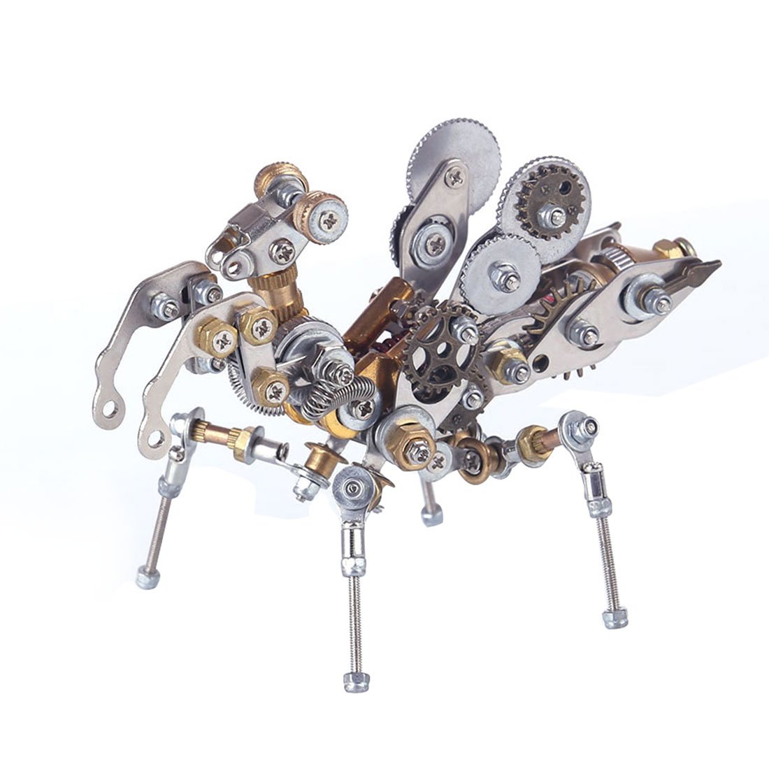 DIY Metal Mechanical Prayer Mantis  Insect Puzzle 3D Assembly Model Kit