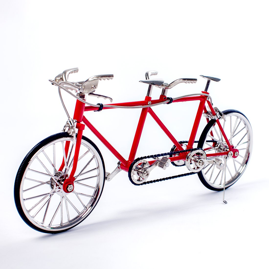 DIY Assembly Tandem Bicycle Metal Model Puzzle Kit Toy