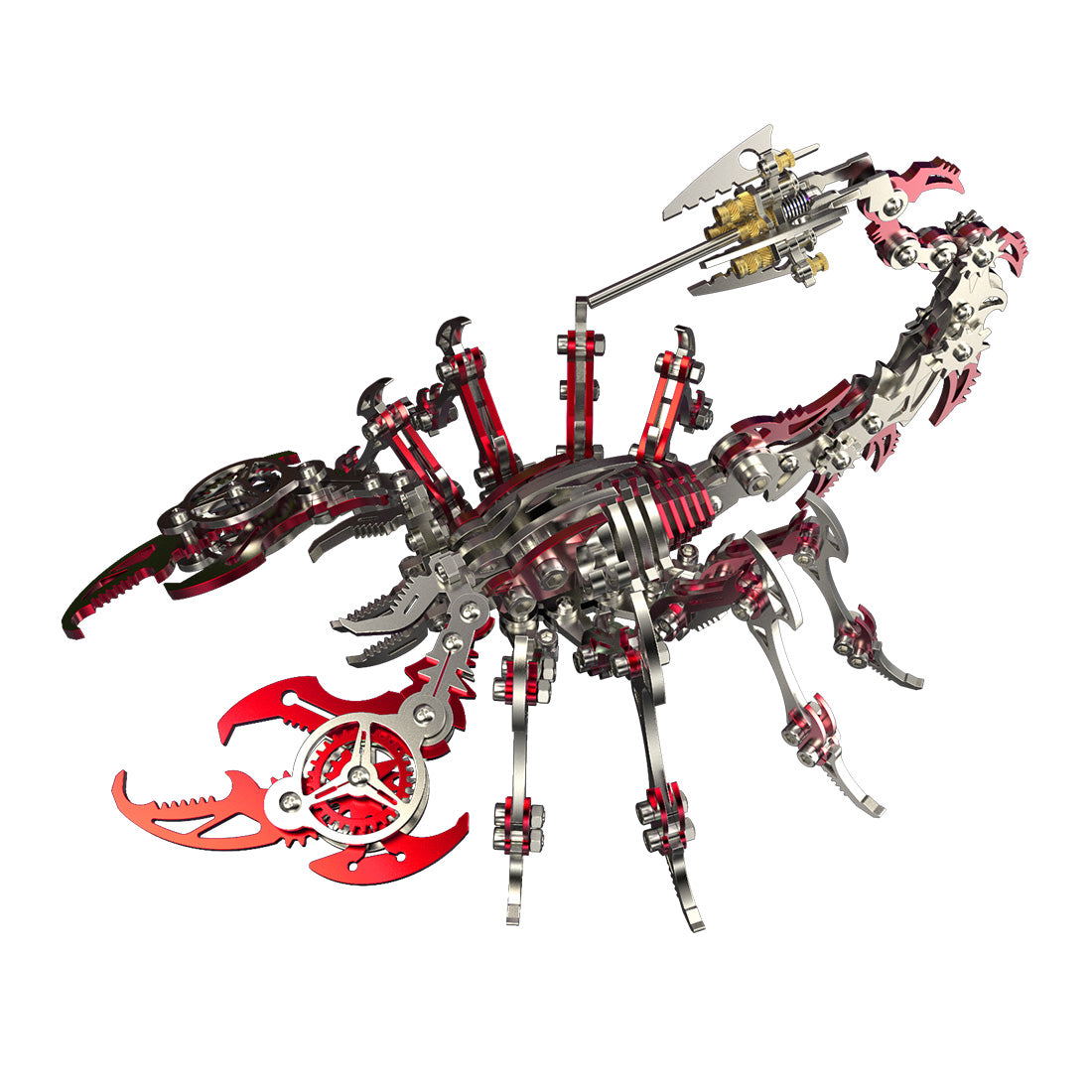 Colorful 3D Metal Puzzle Scorpion DIY Model Kit Premium Version