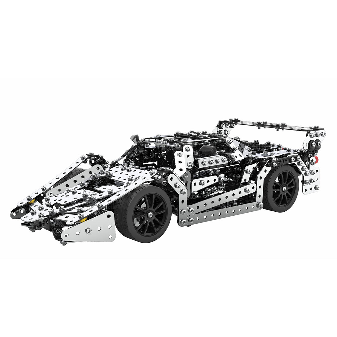 DIY Racing Car Assembly Kit 3D Metal Screw Vehicle Model Toys for Adults Kids 1130Pcs