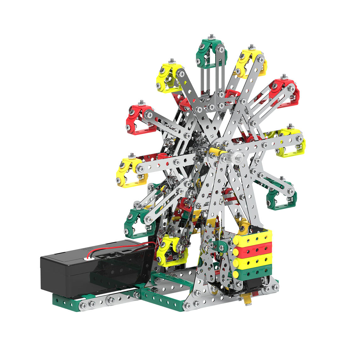 DIY Ferris Wheel Screw Assembly Model Metal Mechanical Puzzle Adults Kids Toy 571Pcs