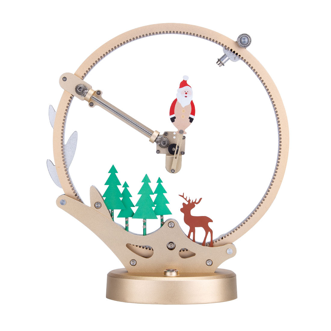 Build a Santa Claus Forest Kits That Works 3D Metal Puzzle Christmas Gifts Teching