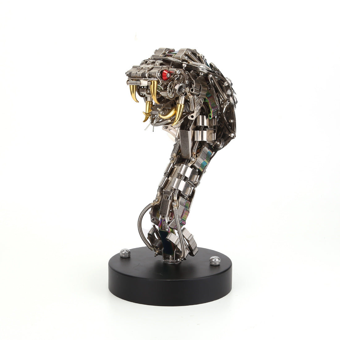 Snake Cobra Sculpture 33D Metal Puzzle Mechanical Punk Assembly Model 400+PCS (pre-sale)