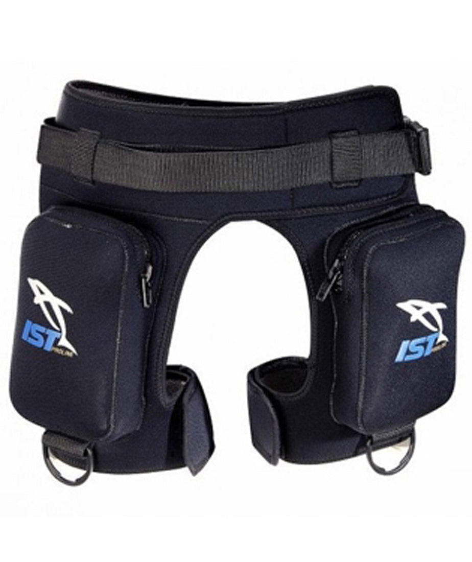 IST Neoprene Belt Holster with Leg Pockets for Extra Storage